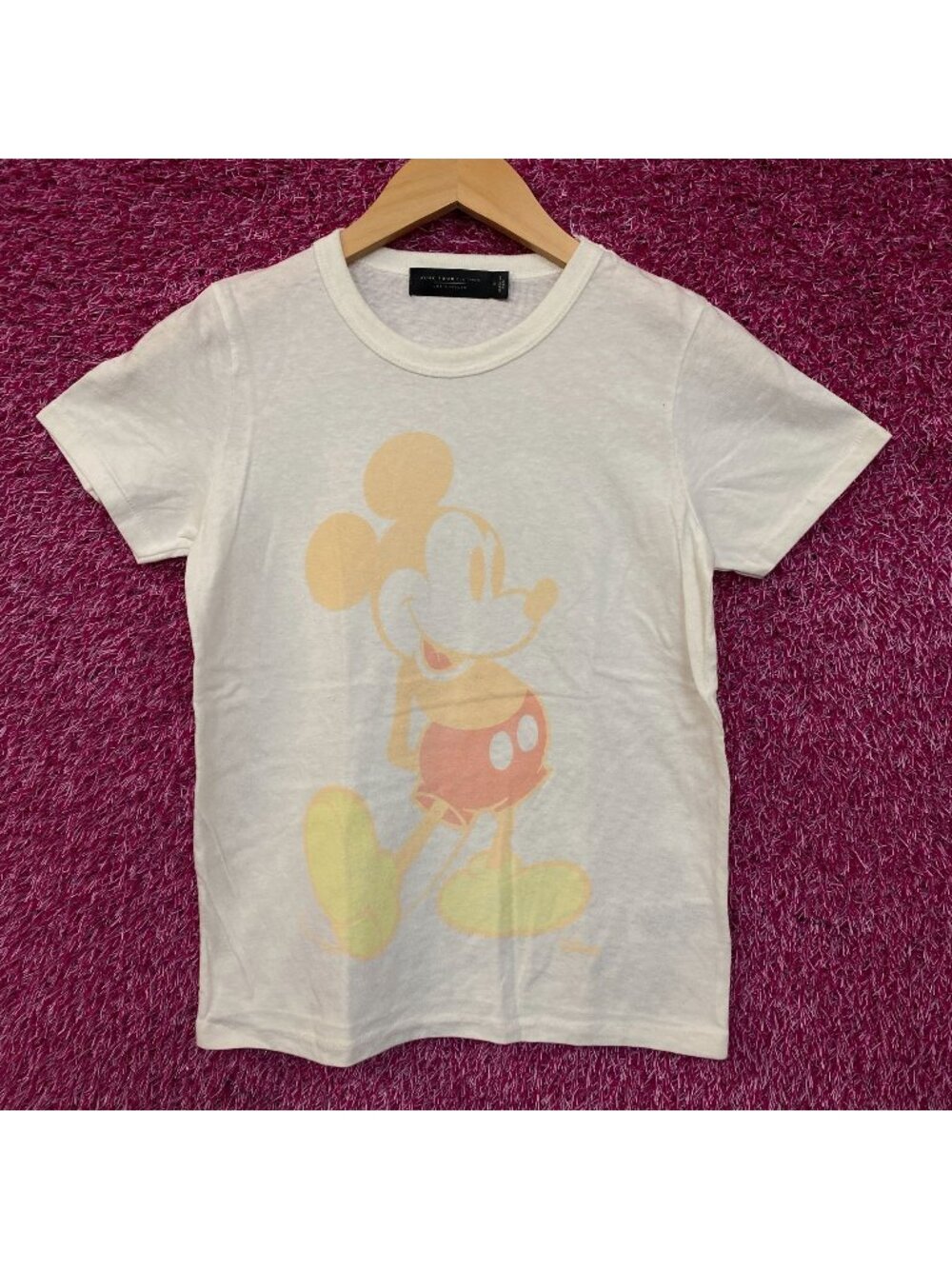 Junk Food Clothing Disney Mickey Mouse Faded Original T-Shirt Small